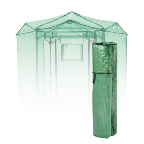 Replacement Cover for 6.6x6.6 ft Hexagon Pop up Greenhouse - Eagle Peak