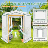Replacement Cover for 6.6x6.6 ft Hexagon Pop up Greenhouse - Eagle Peak Custom Canopy Tent