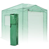 Replacement Cover for 8x6 Portable Pop up Greenhouse, Upgraded Screen Mesh Door - Eagle Peak