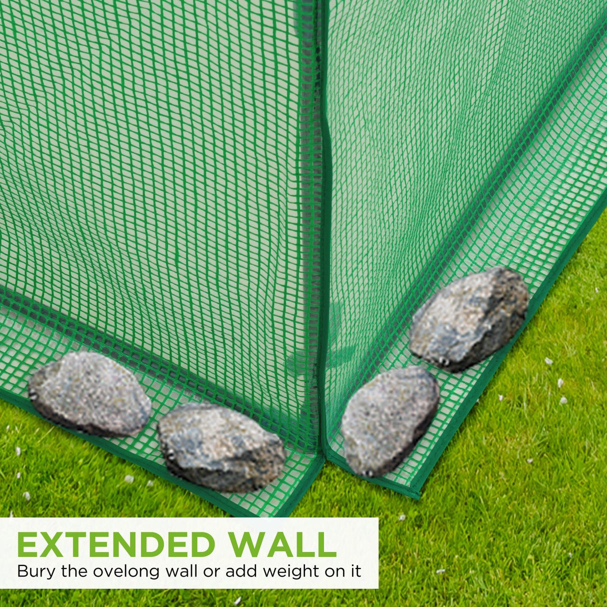 Replacement Cover for 8x6 Portable Pop up Greenhouse, Upgraded Screen Mesh Door - Eagle Peak