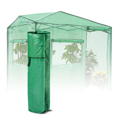 Replacement Cover for 8x6 Portable Walk - in Greenhouse(Frame Not Included) - Eagle Peak Custom Canopy Tent