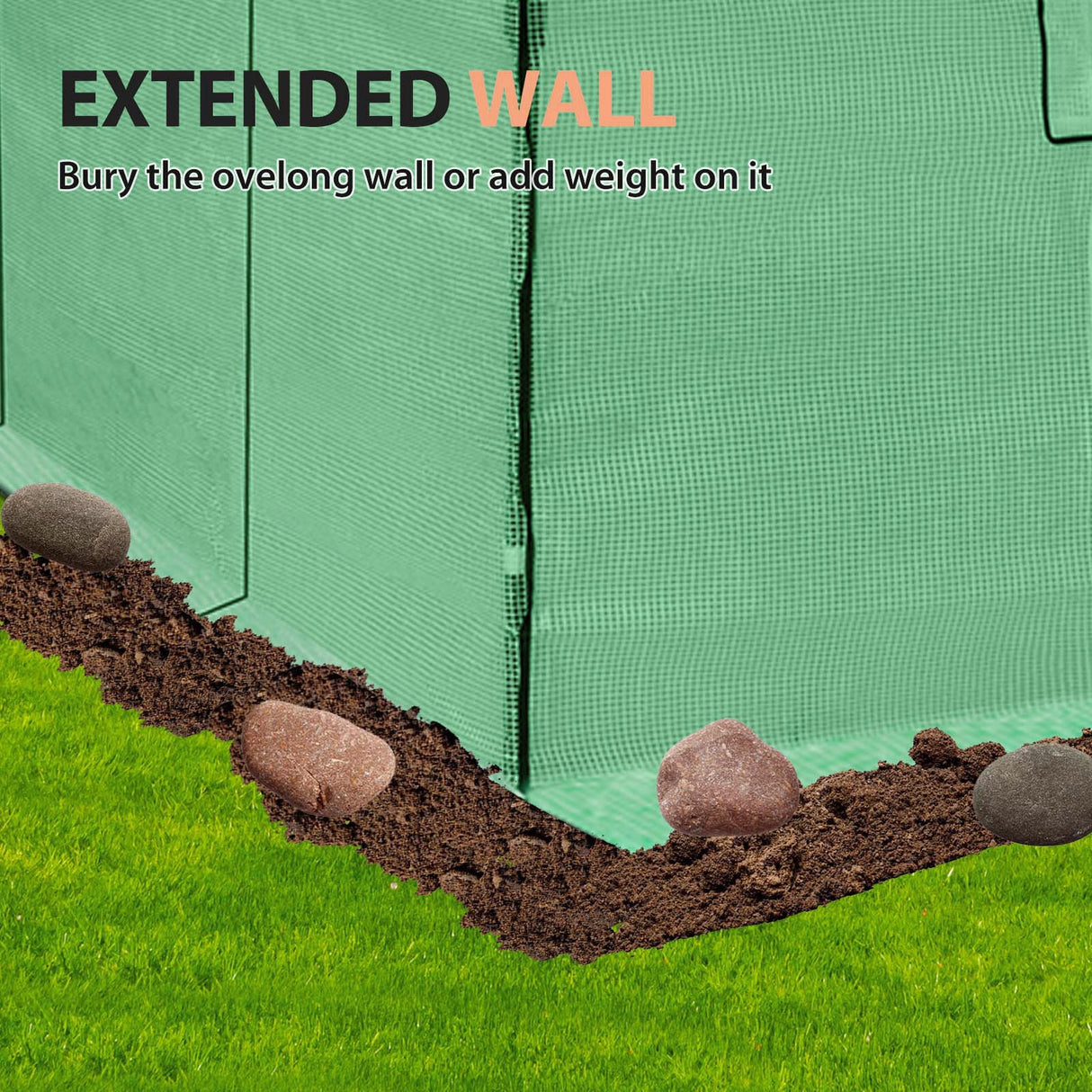 Replacement Cover for 8x6 Portable Walk - in Pop up Greenhouse - Eagle Peak
