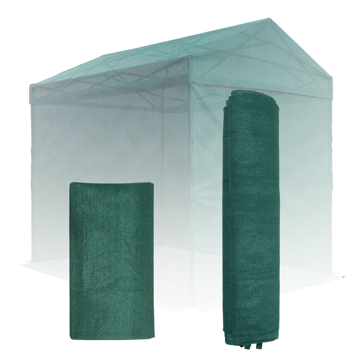 Replacement Mesh Cover for 8x6 Portable Walk - in Greenhouse(Frame Not Included), Green - Eagle Peak Custom Canopy Tent