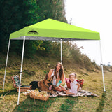 Slant Leg Pop up Canopy Tent, 10x10 Base 8x8 Top - Eagle Peak Custom Canopy Tent