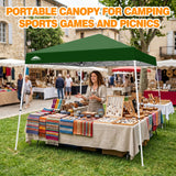 Slant Leg Pop up Canopy Tent, 10x10 Base 8x8 Top - Eagle Peak®