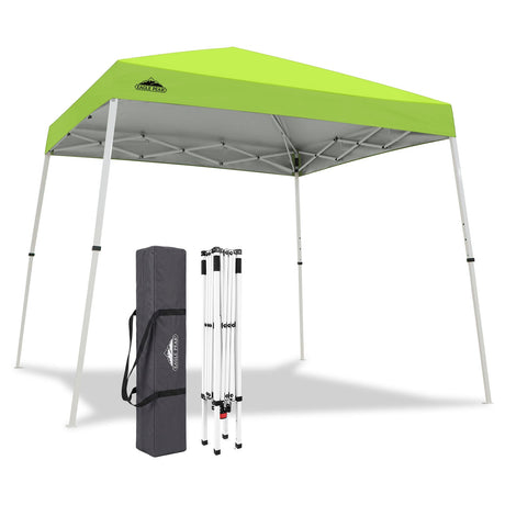Slant Leg Pop up Canopy Tent, 10x10 Base 8x8 Top - Eagle Peak®