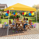 Slant Leg Pop up Canopy Tent, 10x10 Base 8x8 Top - Eagle Peak®