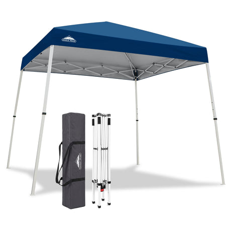 Slant Leg Pop up Canopy Tent, 10x10 Base 8x8 Top - Eagle Peak®
