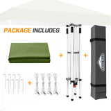 Slant Leg Pop up Canopy Tent, 10x10 Base 8x8 Top - Eagle Peak®