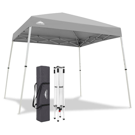 Slant Leg Pop up Canopy Tent, 10x10 Base 8x8 Top - Eagle Peak®