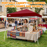 Slant Leg Pop up Canopy Tent, 10x10 Base 8x8 Top - Eagle Peak®