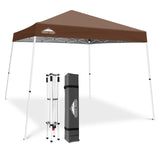 Slant Leg Pop up Canopy Tent, 10x10 Base 8x8 Top - Eagle Peak®