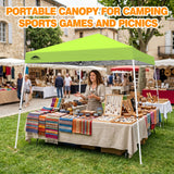 Slant Leg Pop up Canopy Tent, 10x10 Base 8x8 Top - Eagle Peak®