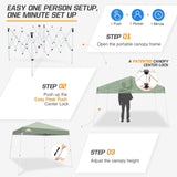Slant Leg Pop up Canopy Tent, 10x10 Base 8x8 Top - Eagle Peak Custom Canopy Tent