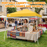 Slant Leg Pop up Canopy Tent, 10x10 Base 8x8 Top - Eagle Peak®