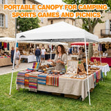 Slant Leg Pop up Canopy Tent, 10x10 Base 8x8 Top - Eagle Peak®