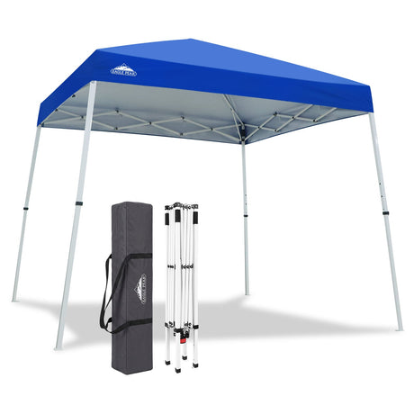 Slant Leg Pop up Canopy Tent, 10x10 Base 8x8 Top - Eagle Peak®