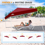 Slant Leg Pop up Canopy Tent, 10x10 Base 8x8 Top - Eagle Peak Custom Canopy Tent