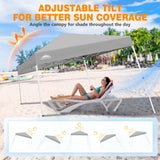 Slant Leg Pop up Canopy Tent, 10x10 Base 8x8 Top - Eagle Peak®