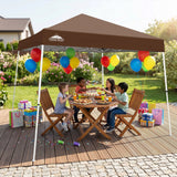Slant Leg Pop up Canopy Tent, 10x10 Base 8x8 Top - Eagle Peak®