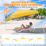 Slant Leg Pop up Canopy Tent, 10x10 Base 8x8 Top - Eagle Peak®