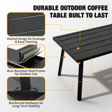 Small Patio Side Table/Coffee Table, Square/Rectangle - Eagle Peak®