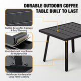 Small Patio Side Table/Coffee Table, Square/Rectangle - Eagle Peak Custom Canopy Tent