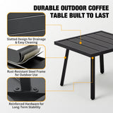 Small Patio Side Table/Coffee Table, Square/Rectangle - Eagle Peak®