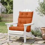 Tufted Outdoor/Indoor High Back Patio Chair Cushion, Set of 1, 46'' x 22'' - Eagle Peak