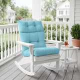 Tufted Outdoor/Indoor High Back Patio Chair Cushion, Set of 1, 46'' x 22'' - Eagle Peak