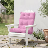 Tufted Outdoor/Indoor High Back Patio Chair Cushion, Set of 1, 46'' x 22'' - Eagle Peak