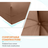 Tufted Outdoor/Indoor High Back Patio Chair Cushion, Set of 2, 46'' x 22'' - Eagle Peak Custom Canopy Tent