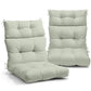 Tufted Outdoor/Indoor High Back Patio Chair Cushion, Set of 2, 46'' x 22'' - Eagle Peak Custom Canopy Tent
