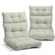 Tufted Outdoor/Indoor High Back Patio Chair Cushion, Set of 2, 46'' x 22'' - Eagle Peak Custom Canopy Tent