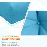 Tufted Outdoor/Indoor High Back Patio Chair Cushion, Set of 2, 46'' x 22'' - Eagle Peak Custom Canopy Tent