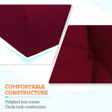 Tufted Outdoor/Indoor High Back Patio Chair Cushion, Set of 2, 46'' x 22'' - Eagle Peak Custom Canopy Tent