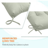 Tufted Outdoor/Indoor High Back Patio Chair Cushion, Set of 2, 46'' x 22'' - Eagle Peak Custom Canopy Tent