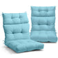 Tufted Outdoor/Indoor High Back Patio Chair Cushion, Set of 2, 46'' x 22'' - Eagle Peak Custom Canopy Tent