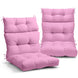 Tufted Outdoor/Indoor High Back Patio Chair Cushion, Set of 2, 46'' x 22'' - Eagle Peak Custom Canopy Tent