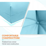 Tufted Outdoor/Indoor High Back Patio Chair Cushions, Set of 4, 46'' x 22'' - Eagle Peak Custom Canopy Tent