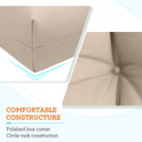 Tufted Outdoor/Indoor High Back Patio Chair Cushions, Set of 4, 46'' x 22'' - Eagle Peak Custom Canopy Tent