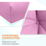 Tufted Outdoor/Indoor High Back Patio Chair Cushions, Set of 4, 46'' x 22'' - Eagle Peak Custom Canopy Tent