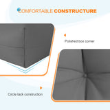 Tufted Outdoor/Indoor Seat/Back Chair Cushion, Set of 2, 42'' x 21'' - Eagle Peak Custom Canopy Tent