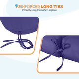 Tufted Outdoor/Indoor Seat/Back Chair Cushion, Set of 2, 42'' x 21'' - Eagle Peak Custom Canopy Tent