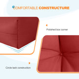 Tufted Outdoor/Indoor Seat/Back Chair Cushions, Set of 1, 42'' x 21'' - Eagle Peak Custom Canopy Tent
