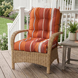 Tufted Outdoor/Indoor Seat/Back Chair Cushions, Set of 1, 42'' x 21'' - Eagle Peak