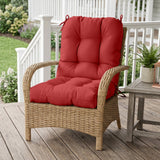 Tufted Outdoor/Indoor Seat/Back Chair Cushions, Set of 1, 42'' x 21'' - Eagle Peak