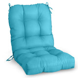 Tufted Outdoor/Indoor Seat/Back Chair Cushions, Set of 1, 42'' x 21'' - Eagle Peak Custom Canopy Tent