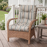 Tufted Outdoor/Indoor Seat/Back Chair Cushions, Set of 1, 42'' x 21'' - Eagle Peak