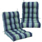 Tufted Outdoor/Indoor Seat/Back Chair Cushions, Set of 2, 42'' x 21'' - Eagle Peak Custom Canopy Tent